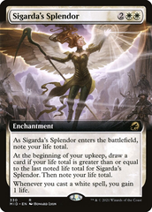 Magic the Gathering - Innistrad: Midnight Hunt - Sigarda's Splendor - Extended Art