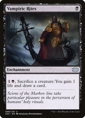 Magic the Gathering - Double Masters 2022 - Vampiric Rites