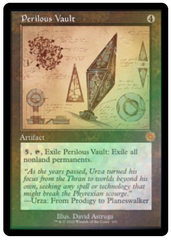 Magic the Gathering - The Brothers' War Retro Artifacts - Perilous Vault (Schematic Art) - FOIL