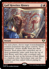 Magic the Gathering - Commander Masters - Guff Rewrites History