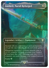 Magic the Gathering - The Lord of the Rings: Tales of Middle-earth - Anduril, Narsil Reforged - Borderless - Foil