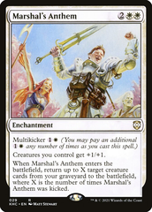 Magic the Gathering - Kaldheim Commander - Marshal's Anthem