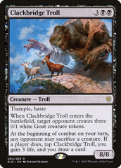 Magic the Gathering - Throne of Eldraine - Clackbridge Troll