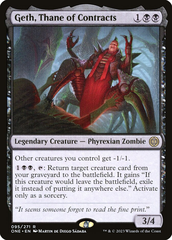 Magic the Gathering - Phyrexia: All Will Be One - Geth, Thane of Contracts
