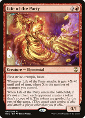 Magic the Gathering - New Capenna Commander - Life of the Party
