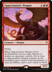 Magic the Gathering - Throne of Eldraine - Opportunistic Dragon
