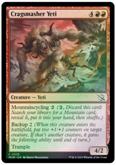 Magic the Gathering - March of the Machine - Cragsmasher Yeti - Foil