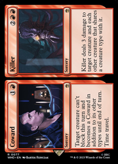 Magic the Gathering - Universes Beyond: Doctor Who - Coward // Killer
