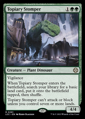 Magic the Gathering - The Lost Caverns of Ixalan Commander - Topiary Stomper