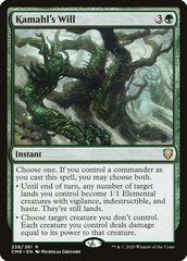 Magic the Gathering - Commander Legends - Kamahl's Will