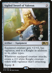 Magic the Gathering - Core Set 2019 - Sigiled Sword of Valeron
