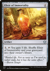 Magic the Gathering - Commander 2021 - Elixir of Immortality