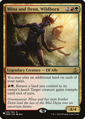 Magic the Gathering - Mystery Booster/The List- Mina and Denn, Wildborn