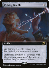 Magic the Gathering - Innistrad: Midnight Hunt - Pithing Needle (Extended Art)