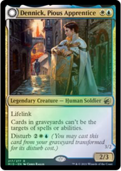 Magic the Gathering - Innistrad: Midnight Hunt - Dennick, Pious Apprentice - FOIL