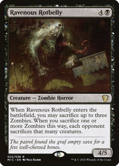 Magic the Gathering - Innistrad: Midnight Hunt - Ravenous Rotbelly (Extended Art)