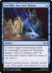 Magic the Gathering - Streets of New Capenna - An Offer You Can't Refuse
