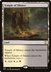 Magic the Gathering - Streets of New Capenna Commander - Temple of Silence
