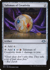 Magic the Gathering - Modern Horizons - Talisman of Creativity