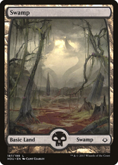 Magic the Gathering - Hour of Devastation - Swamp (187)
