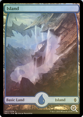 Magic the Gathering - Battle for Zendikar - Island (257 C - Full Art)