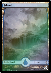 Magic the Gathering - Battle for Zendikar - Island (259 E - Full Art)