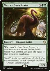 Magic: The Gathering - Commander 2021 - Verdant Sun's Avatar (208)