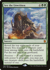 Magic the Gathering - Khans of Tarkir - See the Unwritten