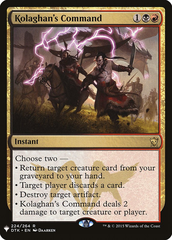 Magic the Gathering - Mystery Booster - Kolaghan's Command