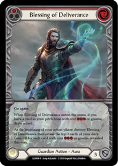 Flesh and blood TCG - Flesh and Blood - Blessing of Deliverance (Red) - LGS006