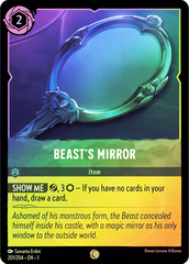 Disney Lorcana - The First Chapter - Beast's Mirror COLD FOIL