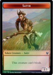 Magic the Gathering - Theros Beyond Death - Satyr Token // Nightmare Token - FOIL