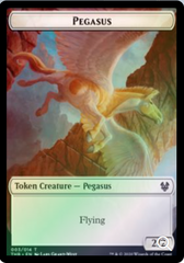 Magic the Gathering - Theros Beyond Death - Human Soldier Token // Pegasus Token - FOIL