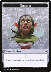 Magic the Gathering - War of the Spark - Emblem (Nissa)