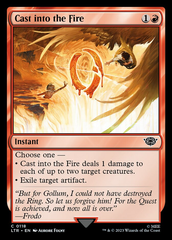 Magic the Gathering - The Lord of the Rings: Tales of Middle-earth - Cast into the Fire