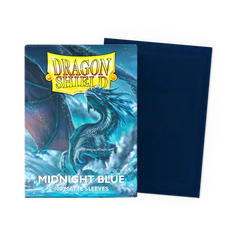 Bọc bài Dragon Shield Sleeve - Matte Standard Size 100 - Midnight Blue
