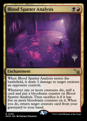 Magic the Gathering - Murders at Karlov Manor - Blood Spatter Analysis (Promo Pack)