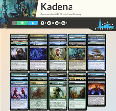 Magic the Gathering - Commander Card Set - Kadena Morph