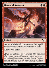 Magic the Gathering - Murders at Karlov Manor - Demand Answers