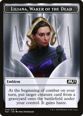Magic the Gathering - Core Set 2021 - Emblem (Liliana, Waker of the Dead)