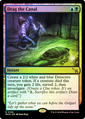 Magic the Gathering - Murders at Karlov Manor - Drag the Canal (Promo Pack) - FOIL