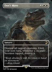 Magic the Gathering - Universes Beyond: Jurassic World - Don't Move (0001)
