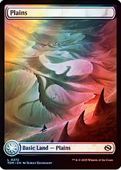 Magic the Gathering - Tarkir: Dragonstorm - Plains (272) Full Art FOIL