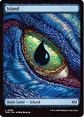Magic the Gathering - Tarkir: Dragonstorm - Island (288) Full Art