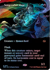 Magic the Gathering - Tarkir: Dragonstorm - Songcrafter Mage (Borderless) FOIL