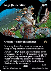 Magic the Gathering - Tarkir: Dragonstorm - Naga Fleshcrafter (Borderless)