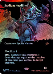 Magic the Gathering - Tarkir: Dragonstorm - Stadium Headliner (Borderless) FOIL