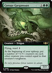 Magic the Gathering - Tarkir: Dragonstorm Commander - Canopy Gargantuan (Extended Art)