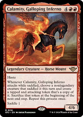 Magic the Gathering - Outlaws of Thunder Junction - Calamity, Galloping Inferno