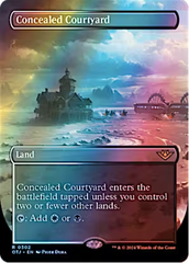 Magic the Gathering - Outlaws of Thunder Junction - Concealed Courtyard (Borderless) FOIL